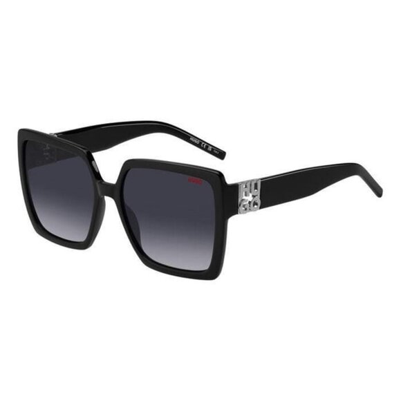 New HUGO BOSS Hugo Black Square HG 1285/S 8079O Sunglasses Women - Picture 1 of 4